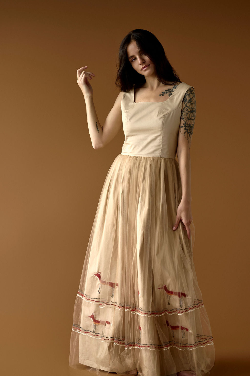 Dress "12 foxes"